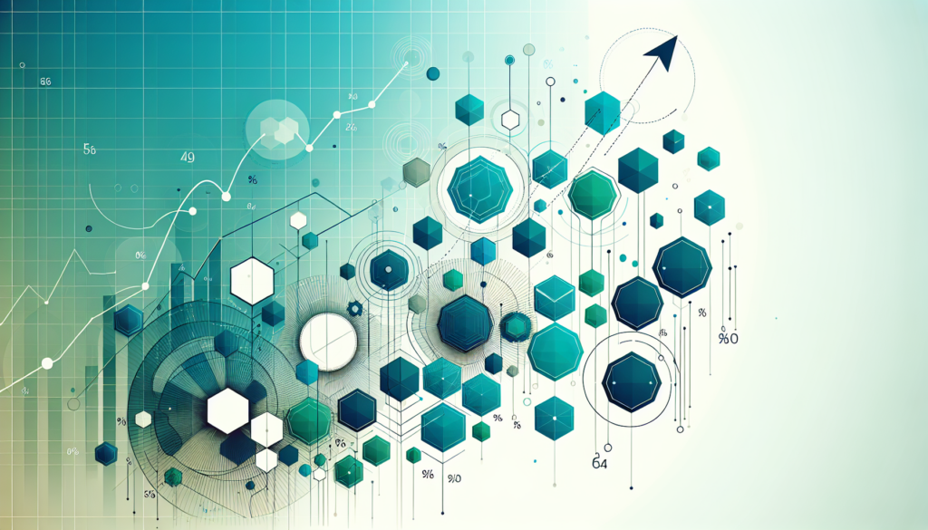 Gráfico mostrando crescimento de ETFs no Brasil com ícones de investimento e setas indicando rentabilidade