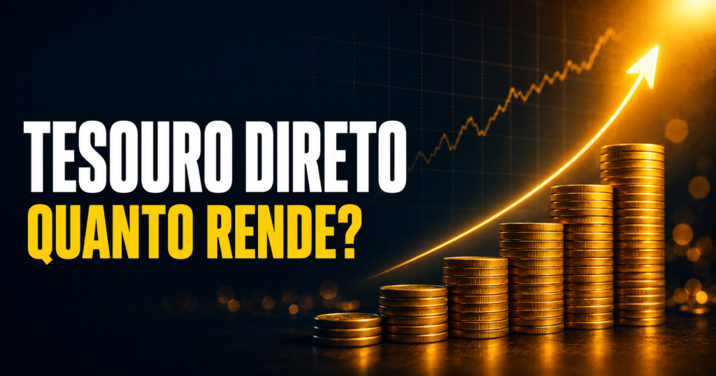 Simulação de quanto rende 1000 reais no Tesouro Direto com a Selic a 14% ao ano