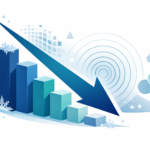 Gráfico ilustrando IPCA negativo e deflação, mostrando queda de preços e seu impacto nos investimentos em 2026